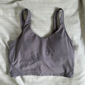 Lemedy Women Sports Bra Longline Crop Tank Top Padded Workout Running Yoga